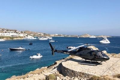 helicopter sennair sea
