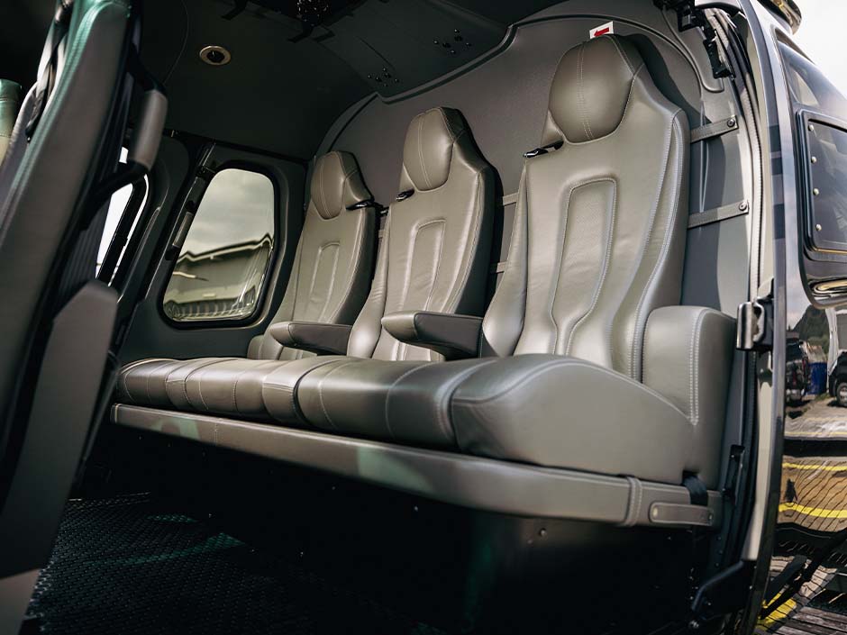 VVV sennair helicopter interior